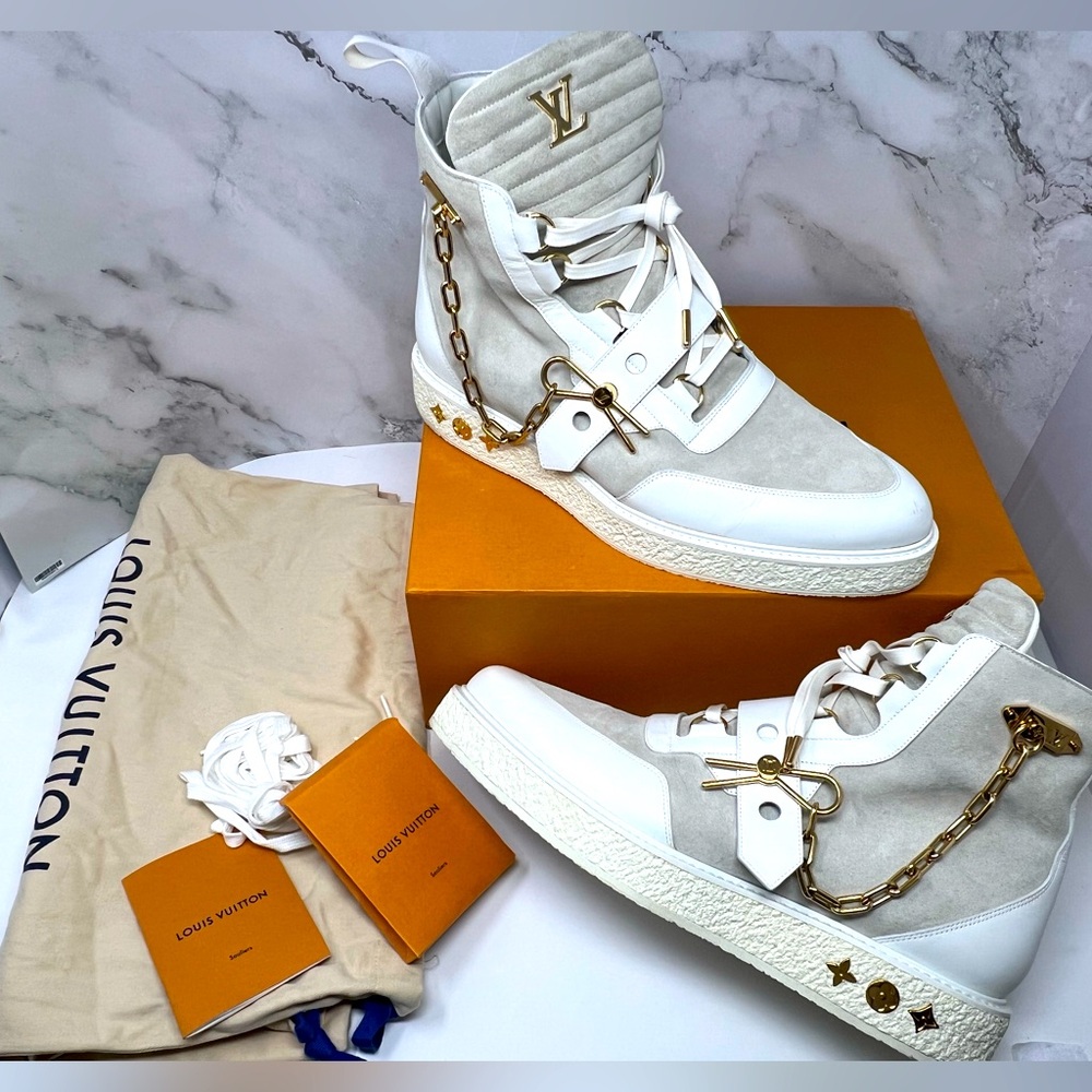 Louis Vuitton Calfskin Suede Men’s Creeper Ankle Boot